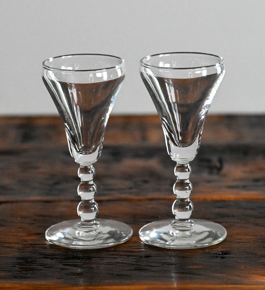 clear candlewick cordial glasses