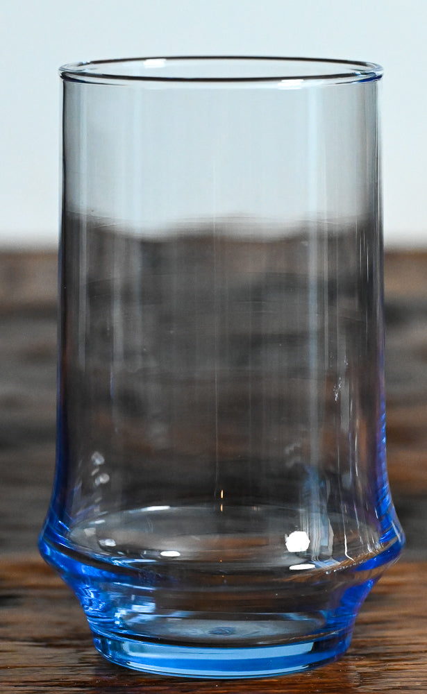 Libbey light blue glass tumblers
