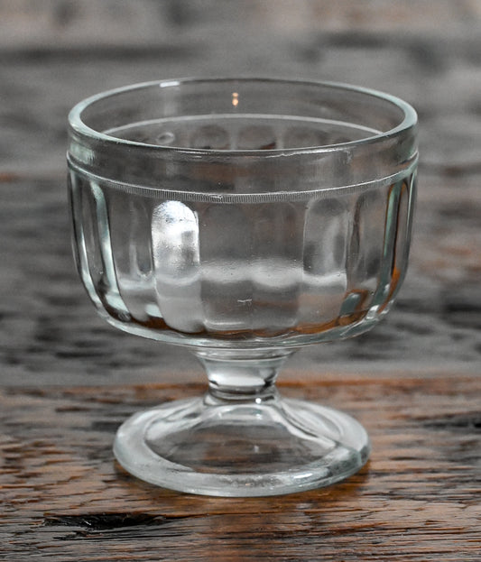 clear glass sherbet glasses