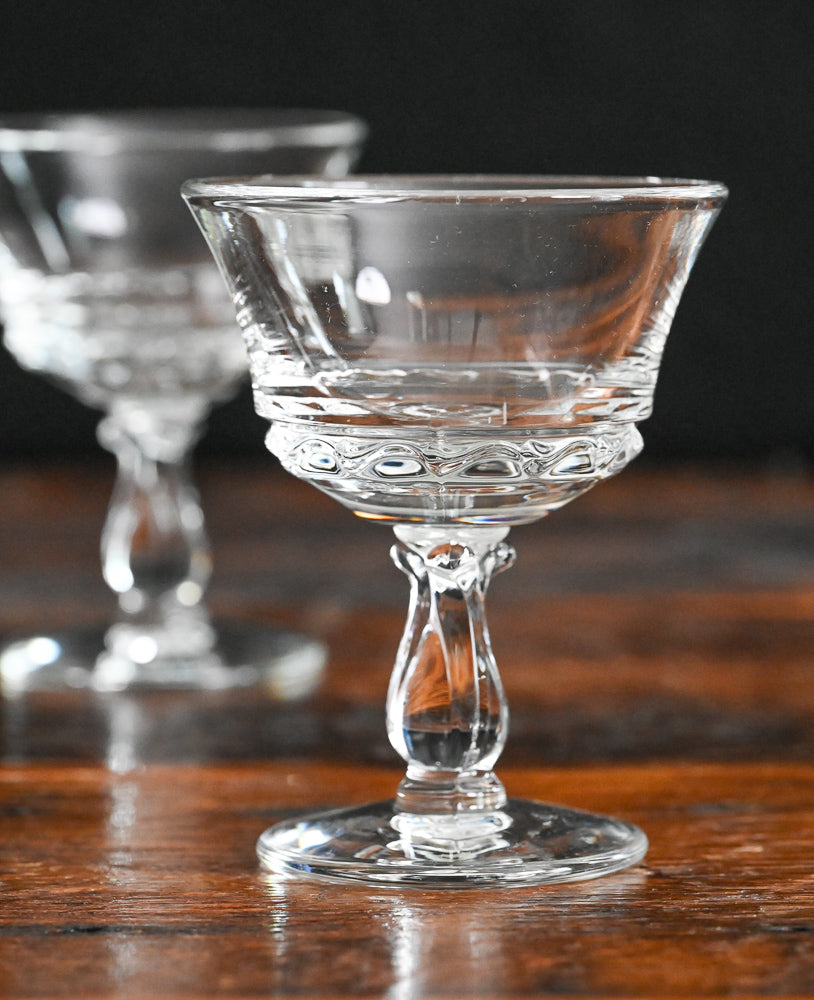 clear Fostoria Century Champagne Coupes