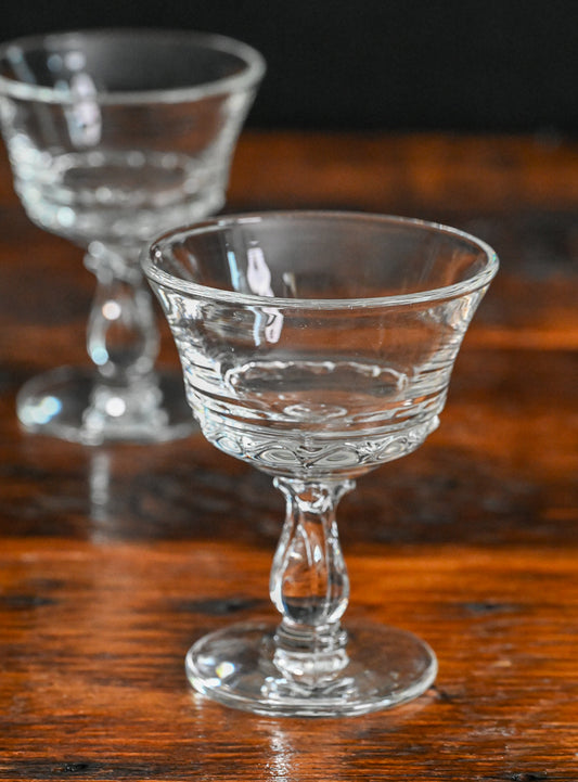 clear Fostoria Century Champagne Coupes