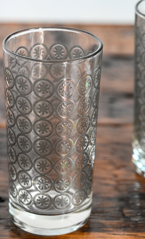 gray star and circles highballs