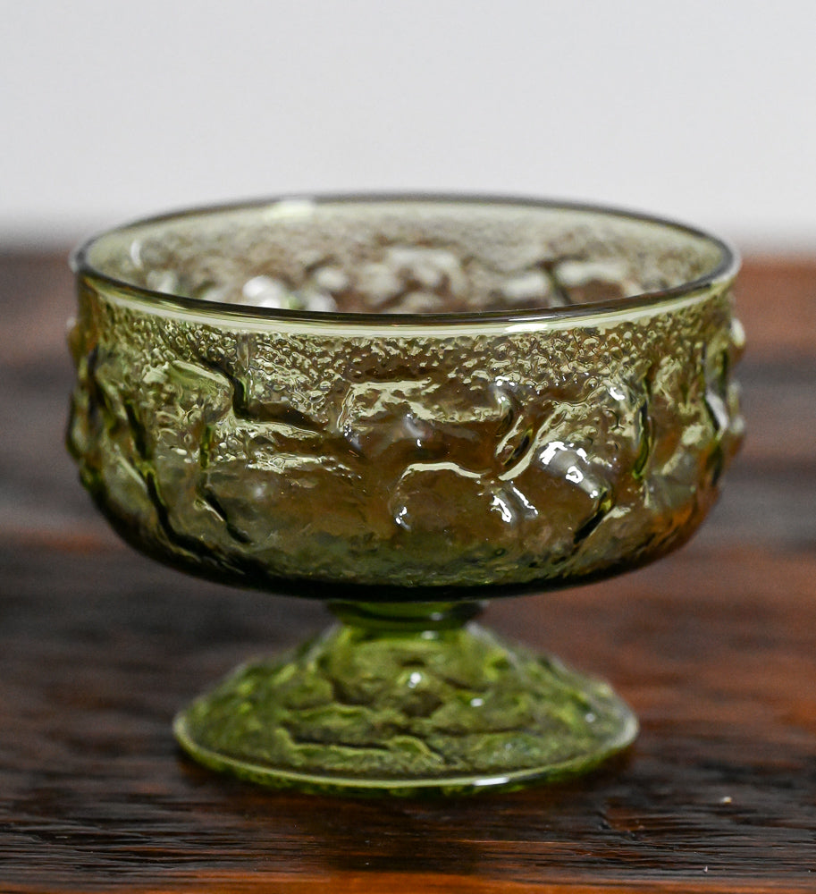 Hazel Atlas Avocado Lido Milano Dessert Bowl