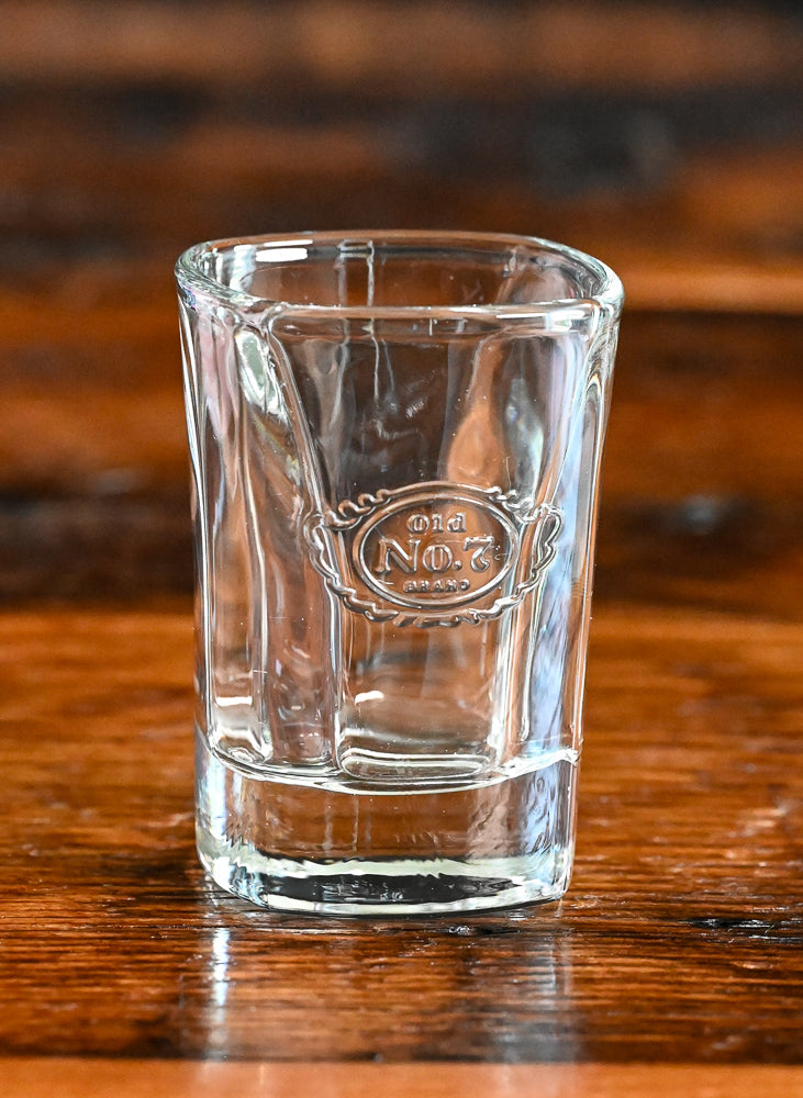 clear Jack Daniels No 7 shotglass