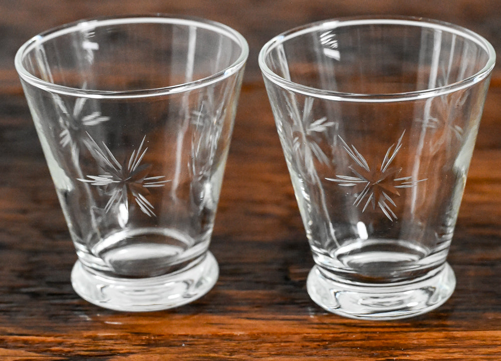 stars etched small tumbler