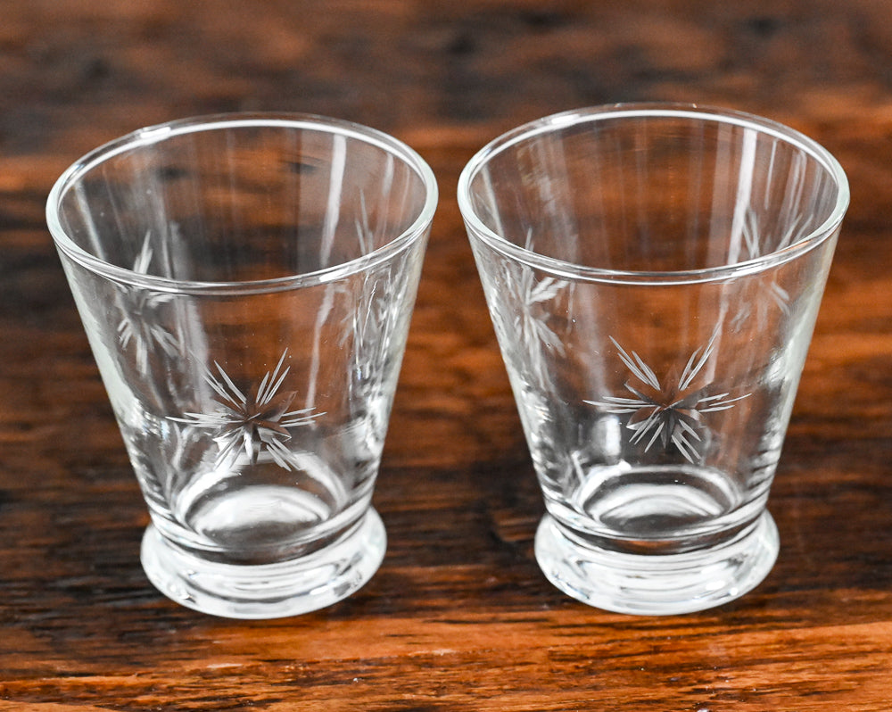 stars etched small tumbler