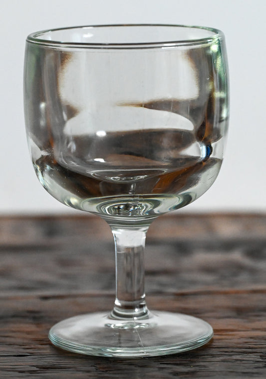 Bartlett Collins clear glass goblet