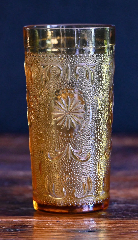 Brockway American Concord Amber Tumblers
