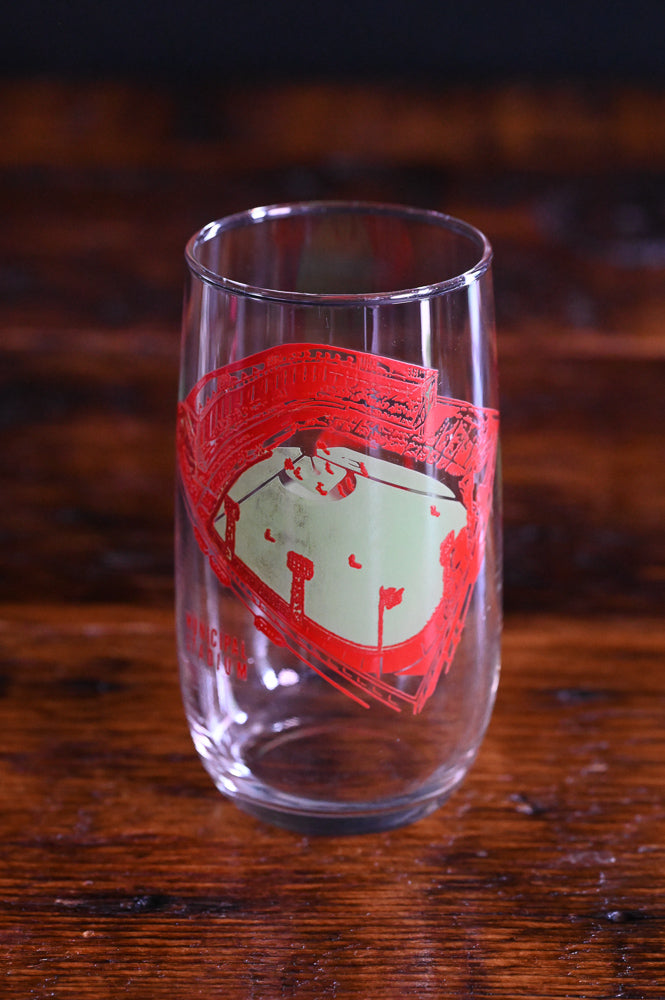red and green print KC Athletics Stadium 1955 tumblers