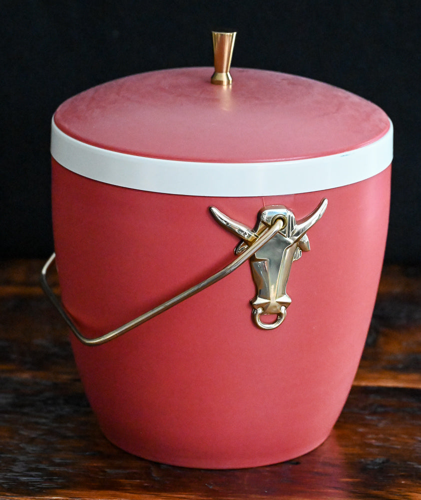 Pink Longhorn Ice Bucket