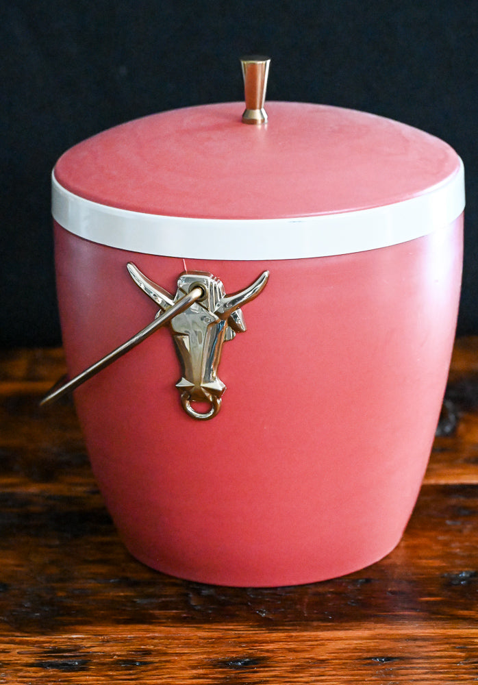 Pink Longhorn Ice Bucket
