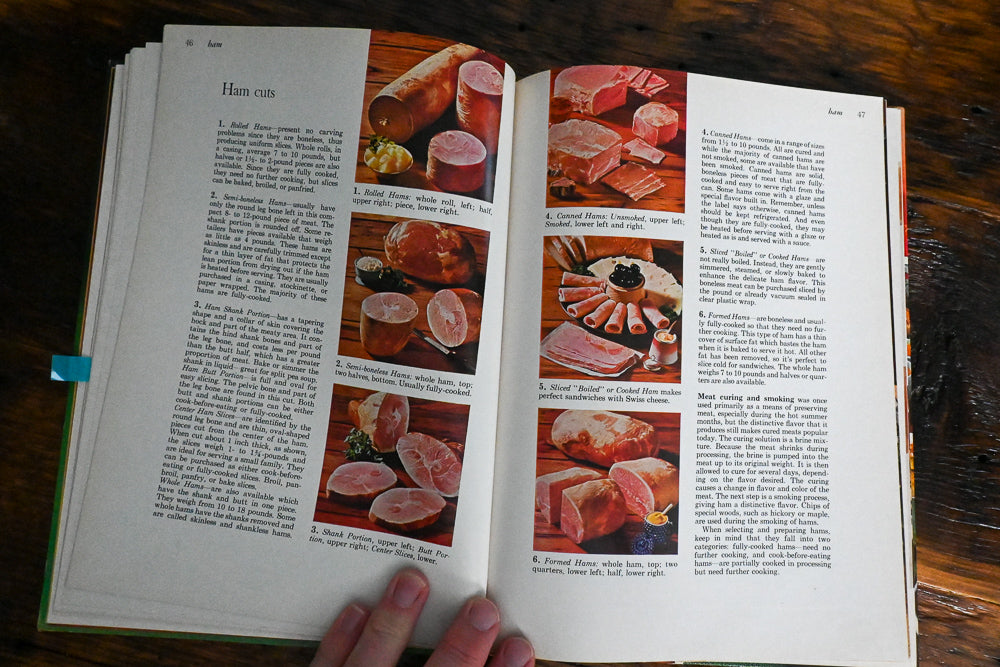 inside pictures of Better Homes and Gardens Meat Cook Book