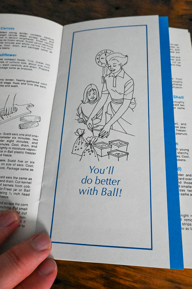 inside pictures of Ball Freezer Book