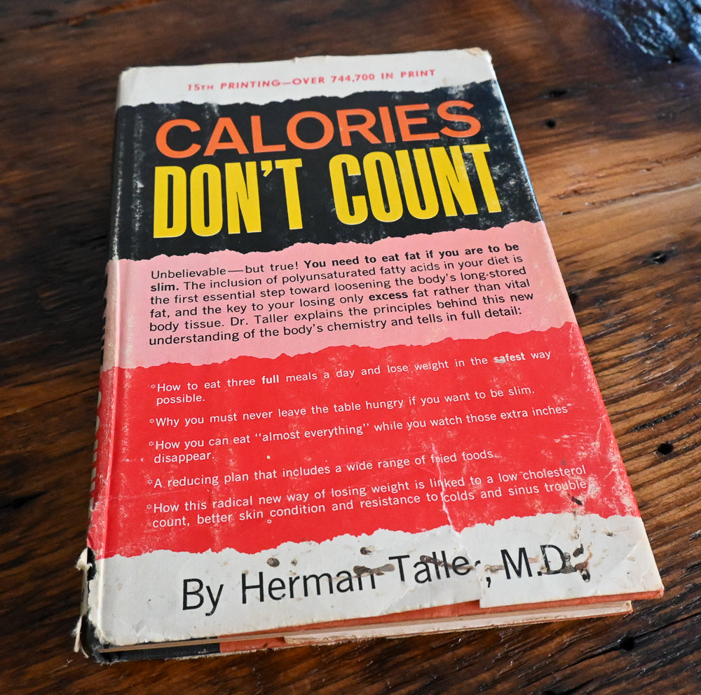 red and pink book cover - Calories Don't Count