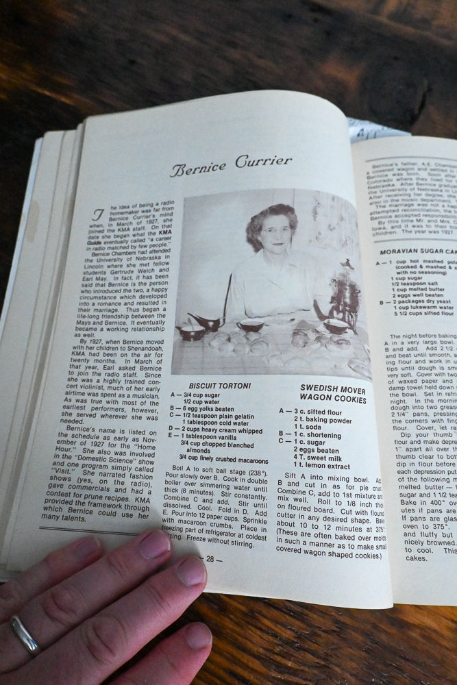 inside of KMA cookbook