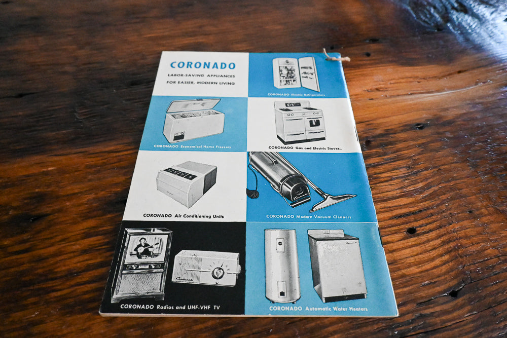 back cover of Coronado Washer Manual