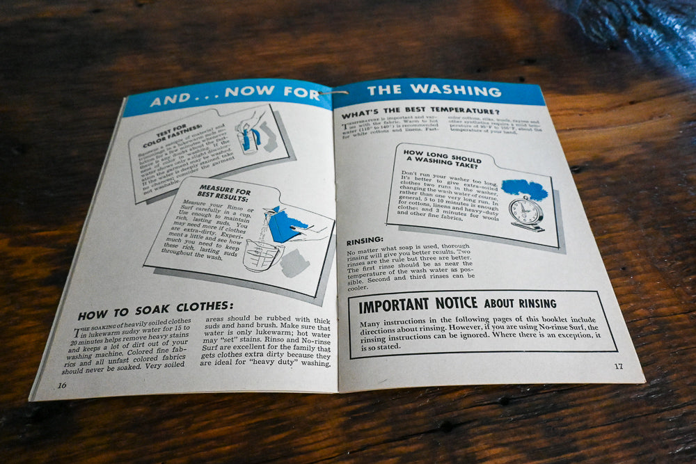 inside of Coronado Washer Manual