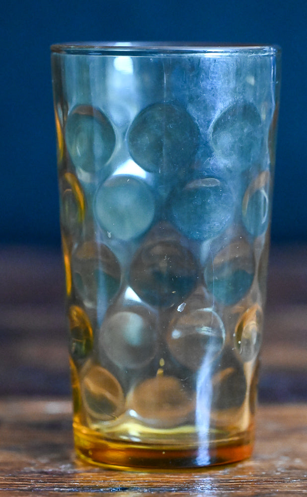 amber thumbprint tumblers