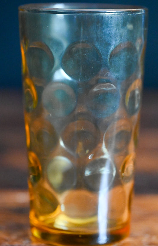 amber thumbprint tumblers