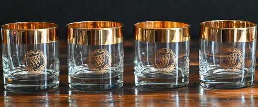 gold rim Professional salesman rocks glasses