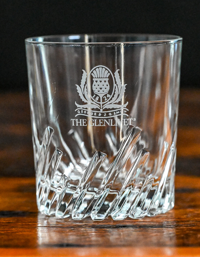 Glenlevit Logo Rocks Glasses