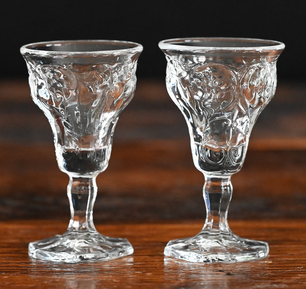 McKee Glass Rock Crystal Cordial Glass