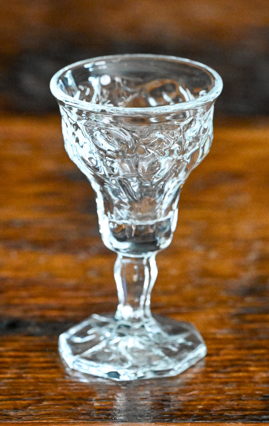 McKee Glass Rock Crystal Cordial Glass