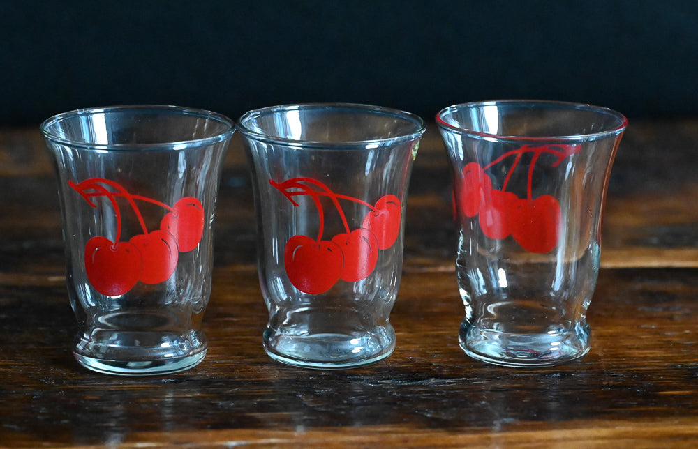 Libbey Cherry Juice glasses