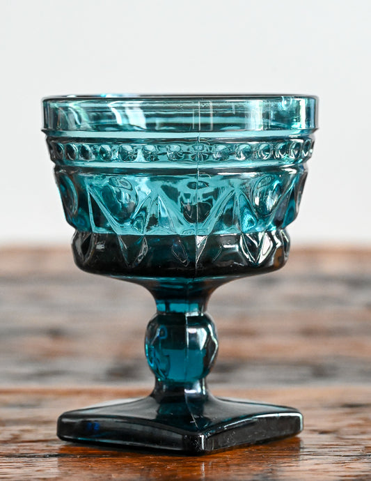 aquamarine Indiana Glass Park Lane Coupe
