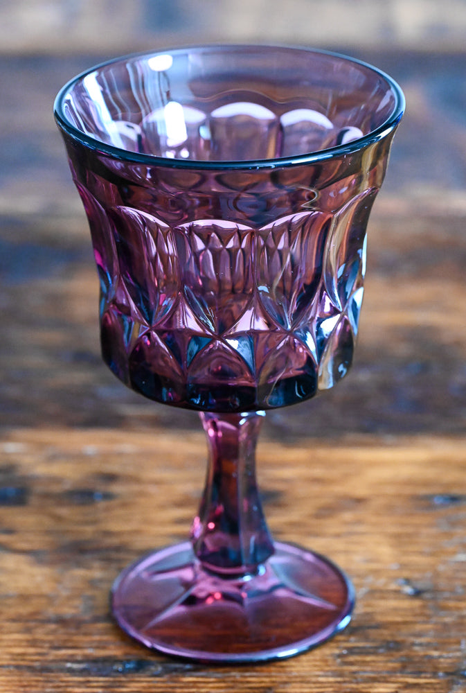 Noritake Perspective Plum Wine Goblets