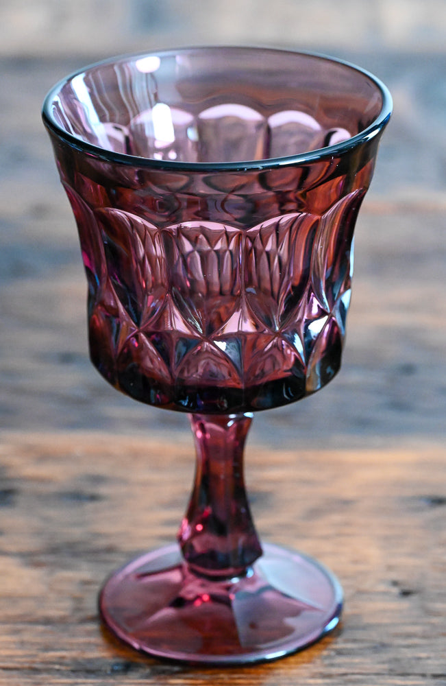 Noritake Perspective Plum Wine Goblets