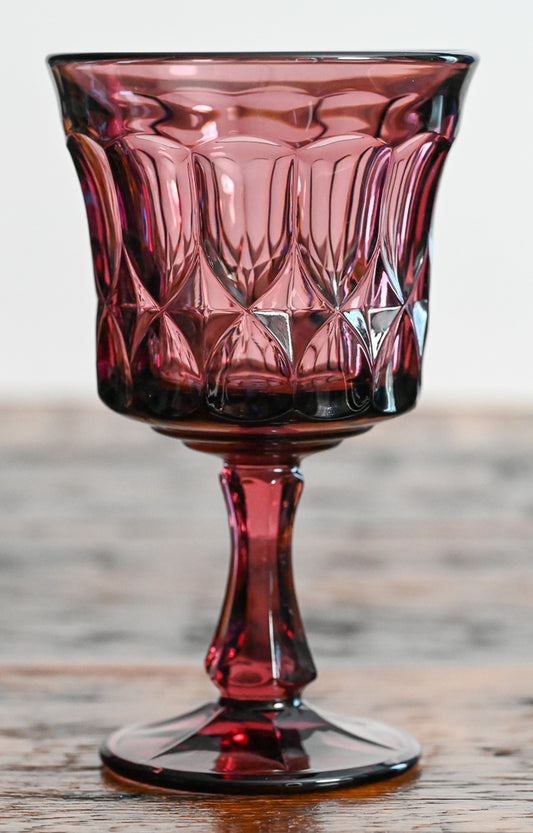 Noritake Perspective Plum Wine Goblets