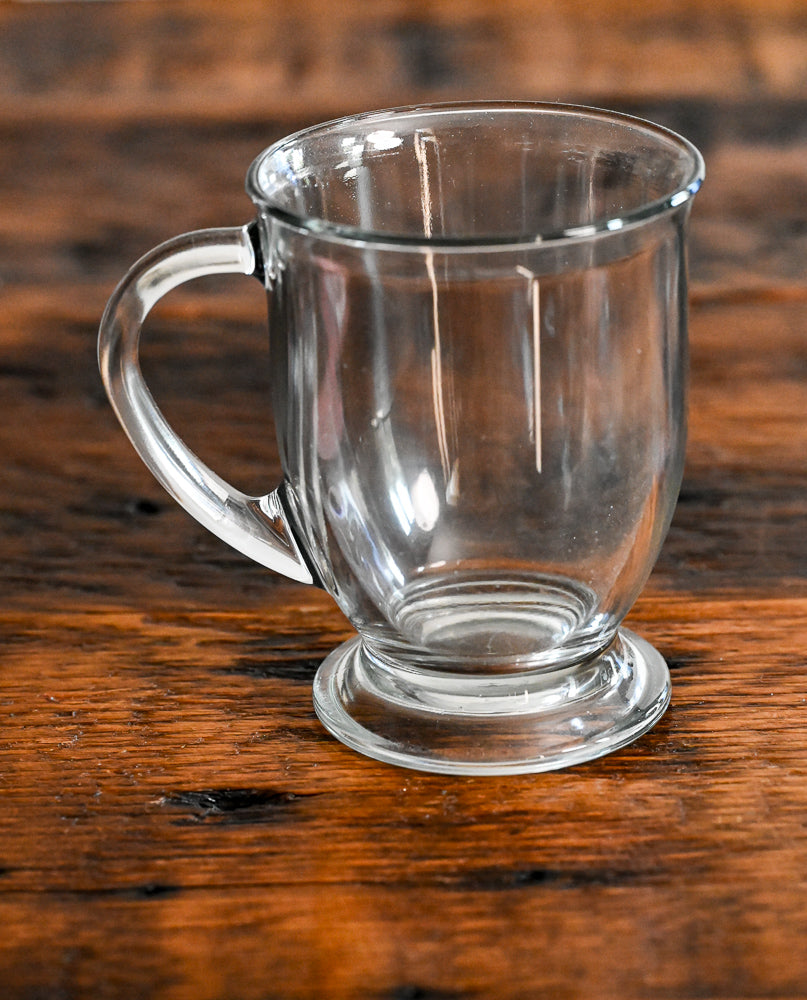 Anchor Hocking large glass mug with handle
