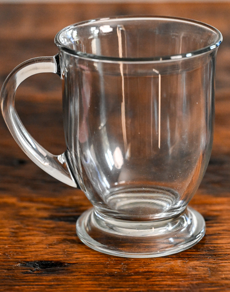 Anchor Hocking large glass mug with handle