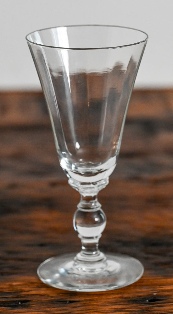 tall fluted wine glass