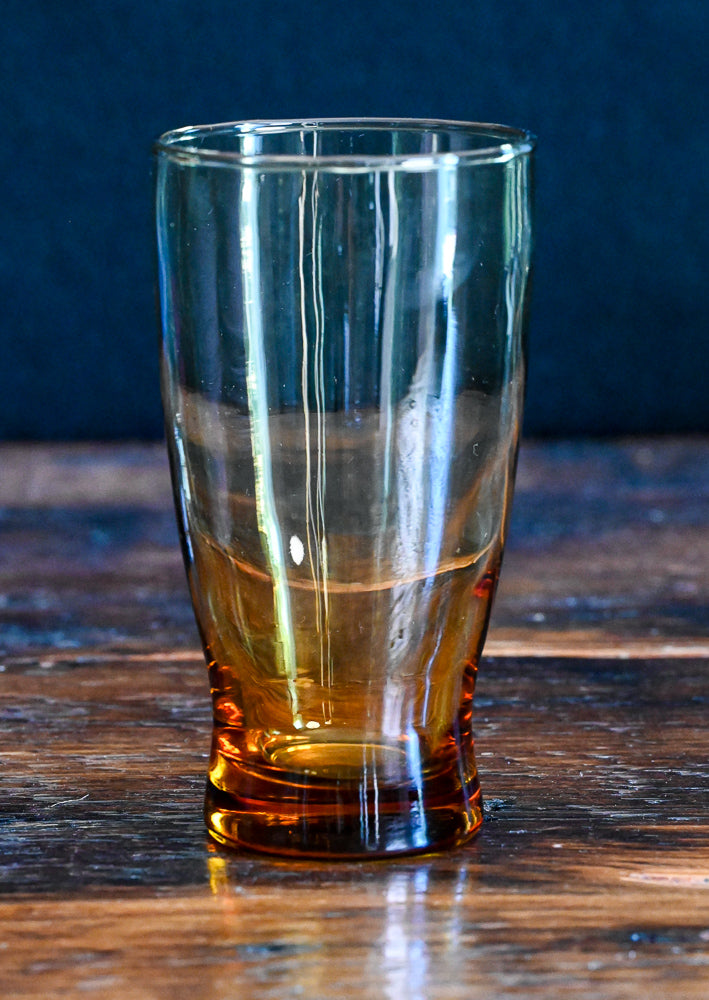 Libbey amber tumbler