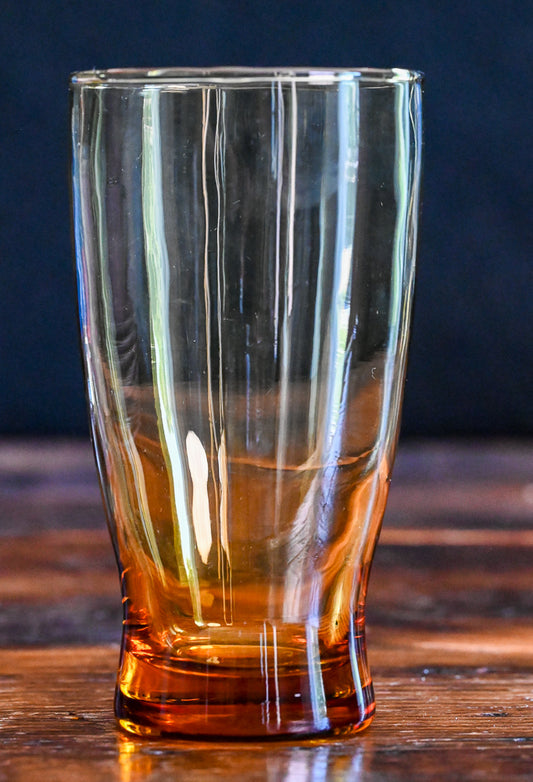 Libbey amber tumbler