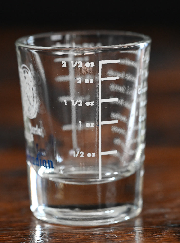 Barclay's Royal Canadian Double Shot Glass