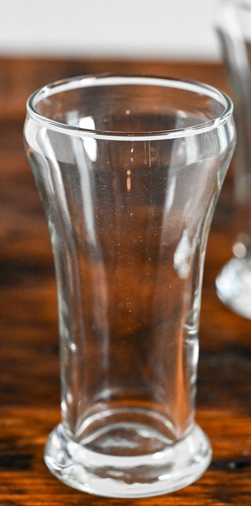 clear beer glasses