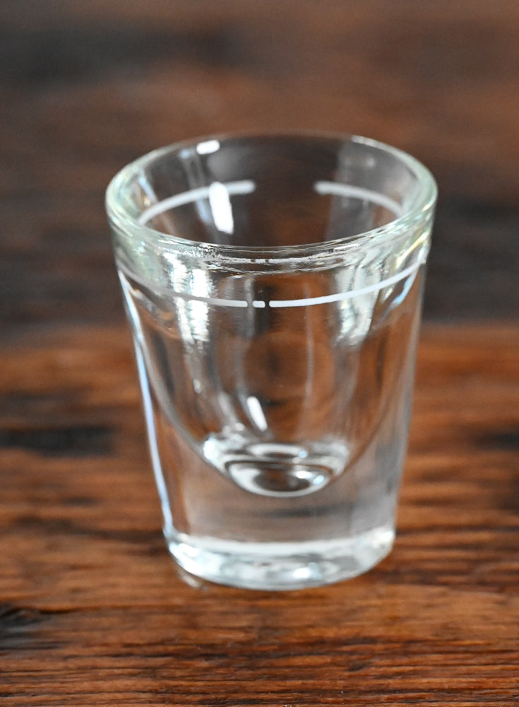 clear shotglass