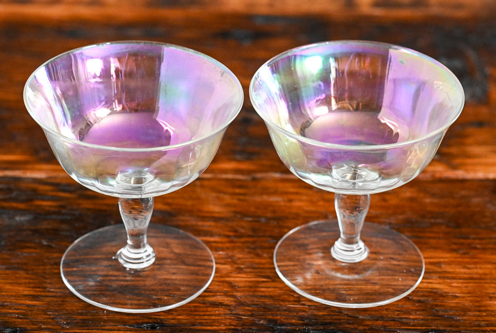 Iridescent cocktail coupe