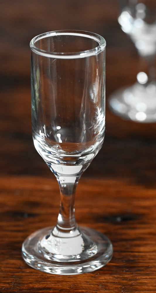 clear cordial glasses