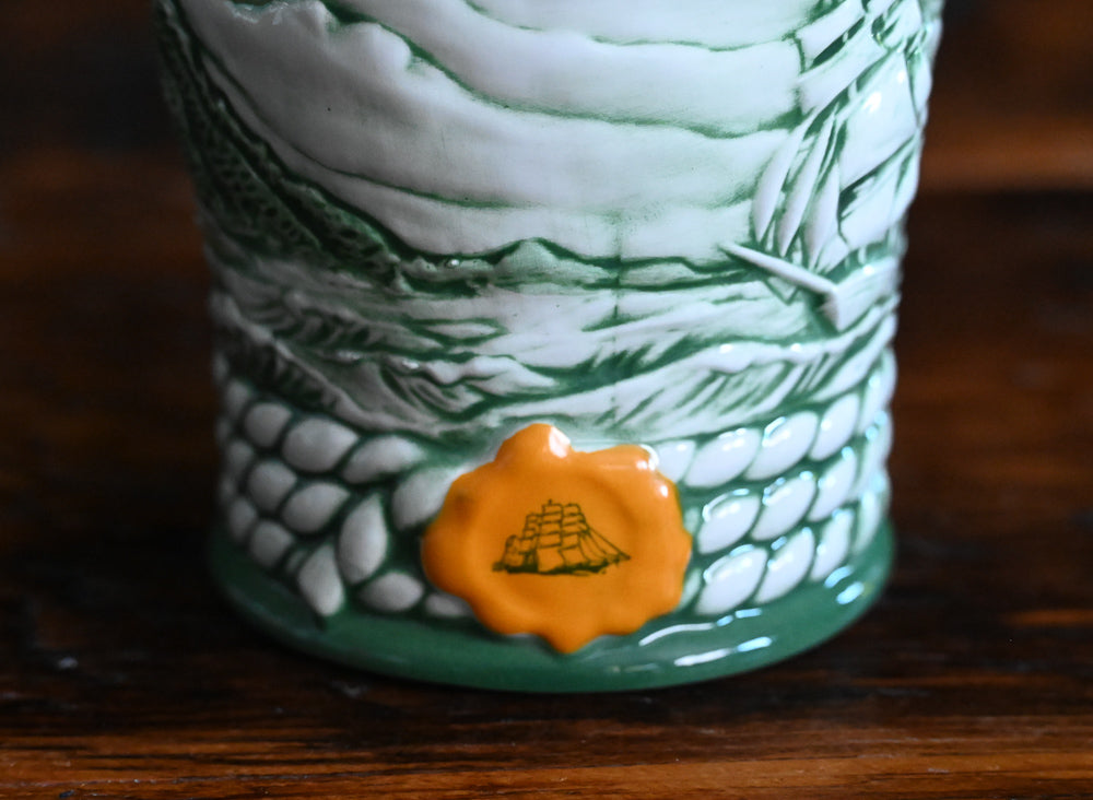 Ceramic green and white Cutty Sark Cups