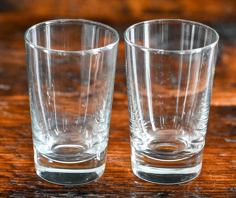 clear juice glasses