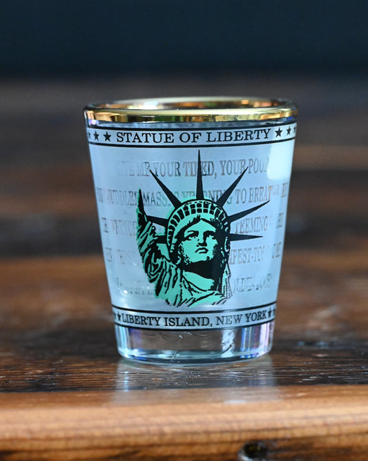 Frosted Statue of Liberty Souvenir Shot Glass