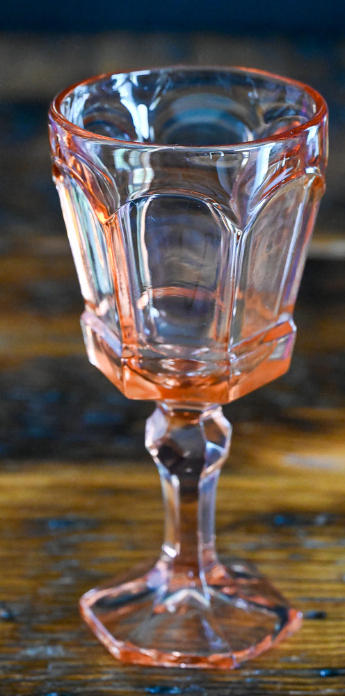 pink Fostoria Virginia goblets