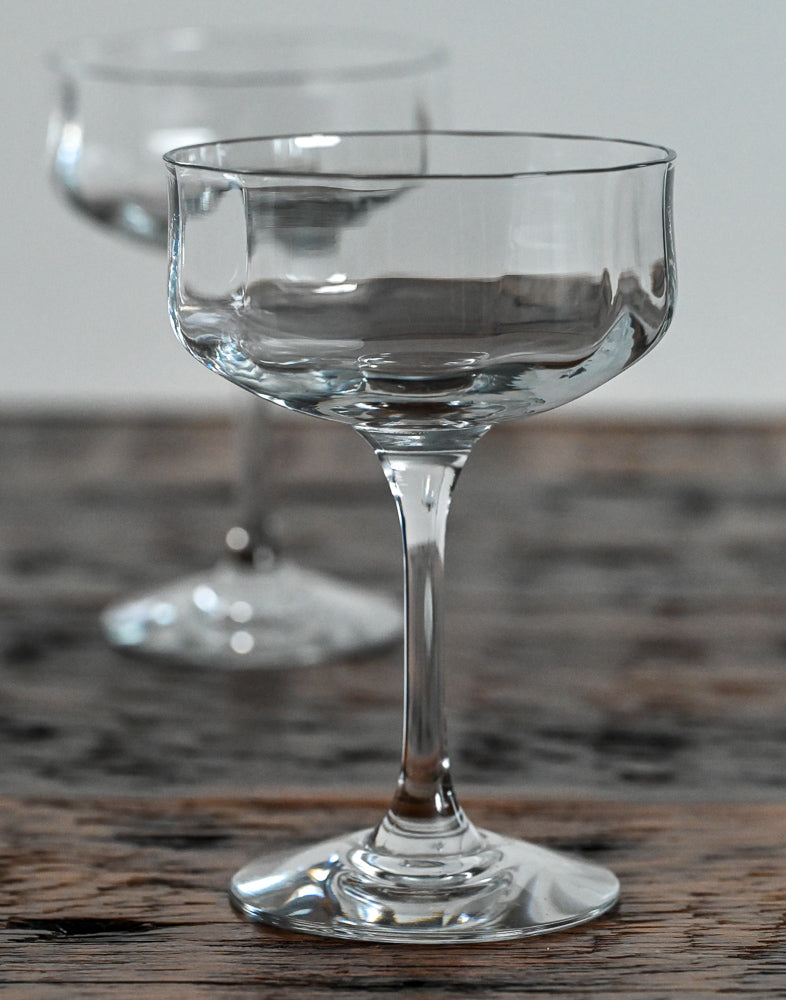 clear large cocktail coupes