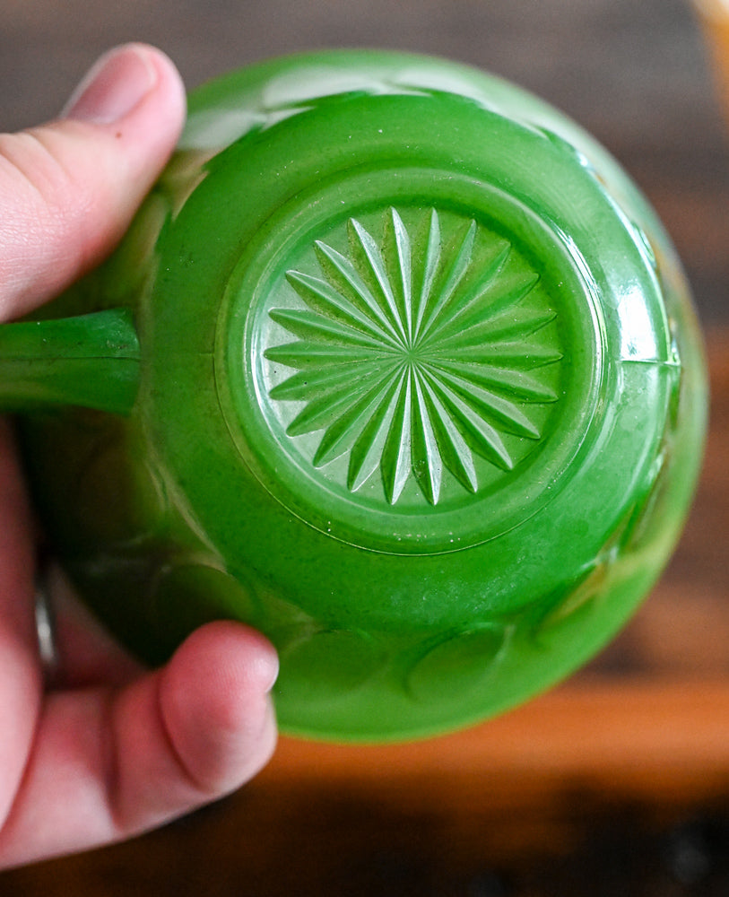 green teacup bottom
