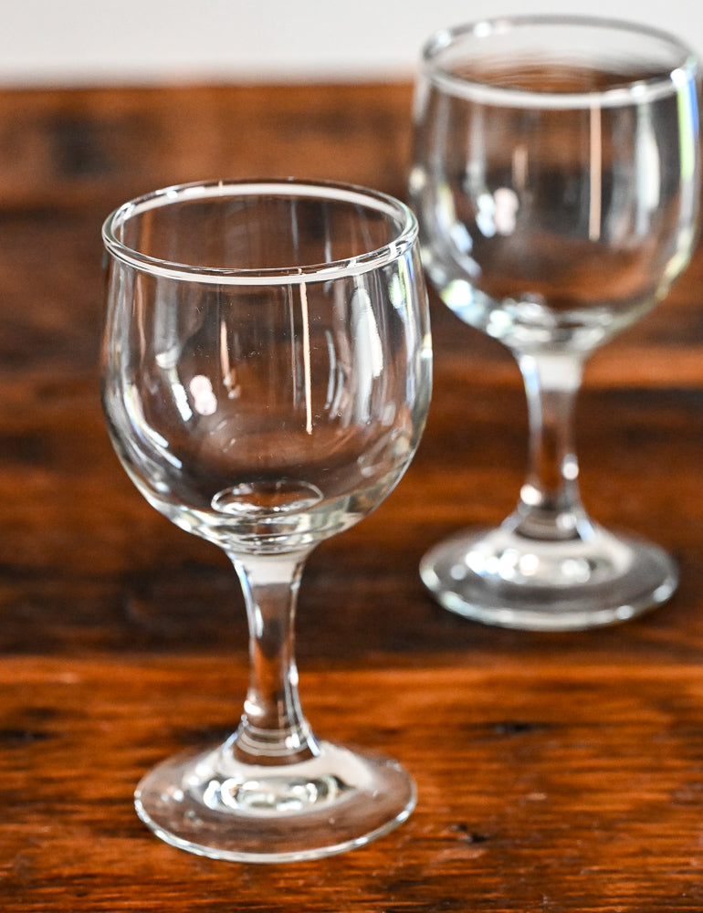 clear red wine glasses