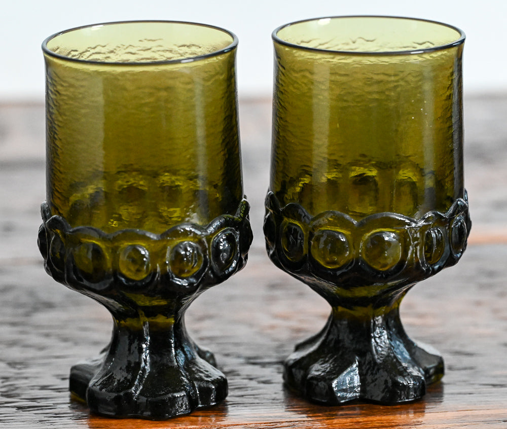 (8) Franciscan Madeira Water Goblets 2024 by Tiffin in Olive